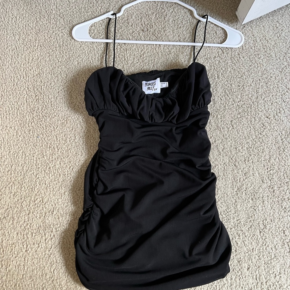 Princess polly ruffle black dress